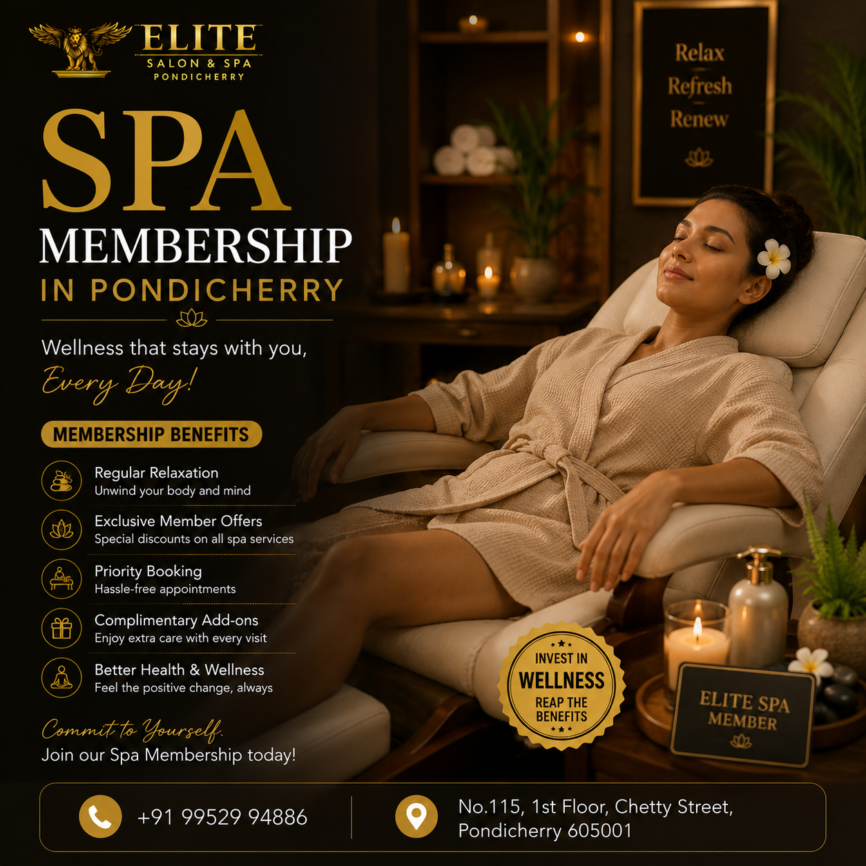 Benefits of Monthly Spa Membership Plans in Pondicherry